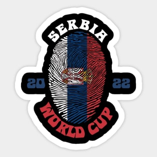 Serbia World Cup 2022 Sticker